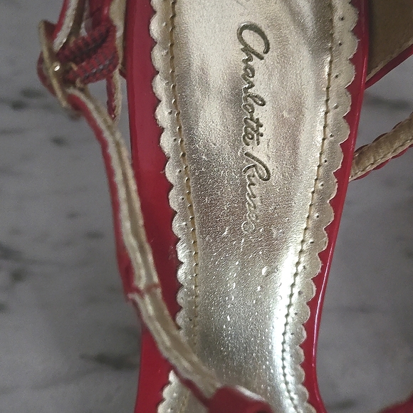 Charlotte Russe Red Heels - Picture 2 of 8